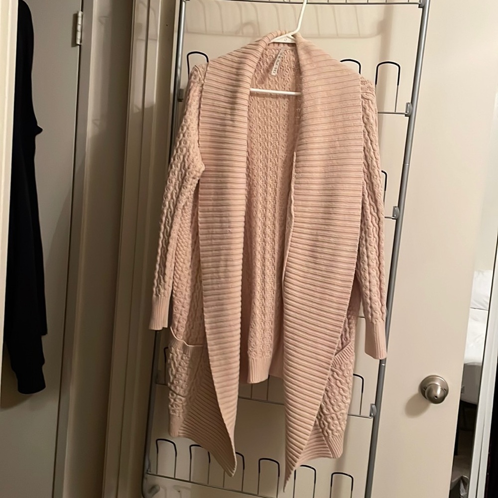 Leo and Nicole duster style sweater
